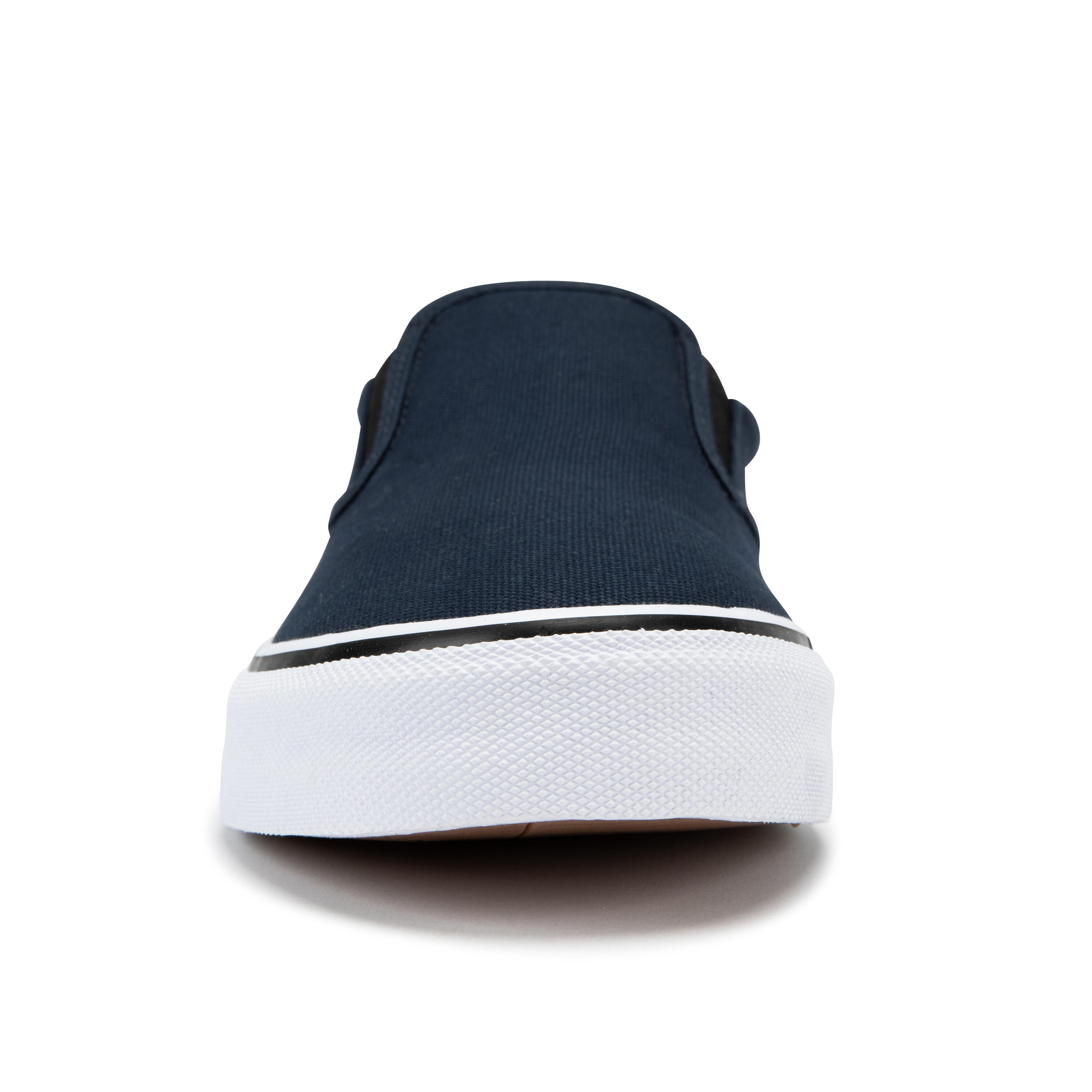 Slip-On Skateboarding Shoes Vulca 100 - Blue/White 4/15