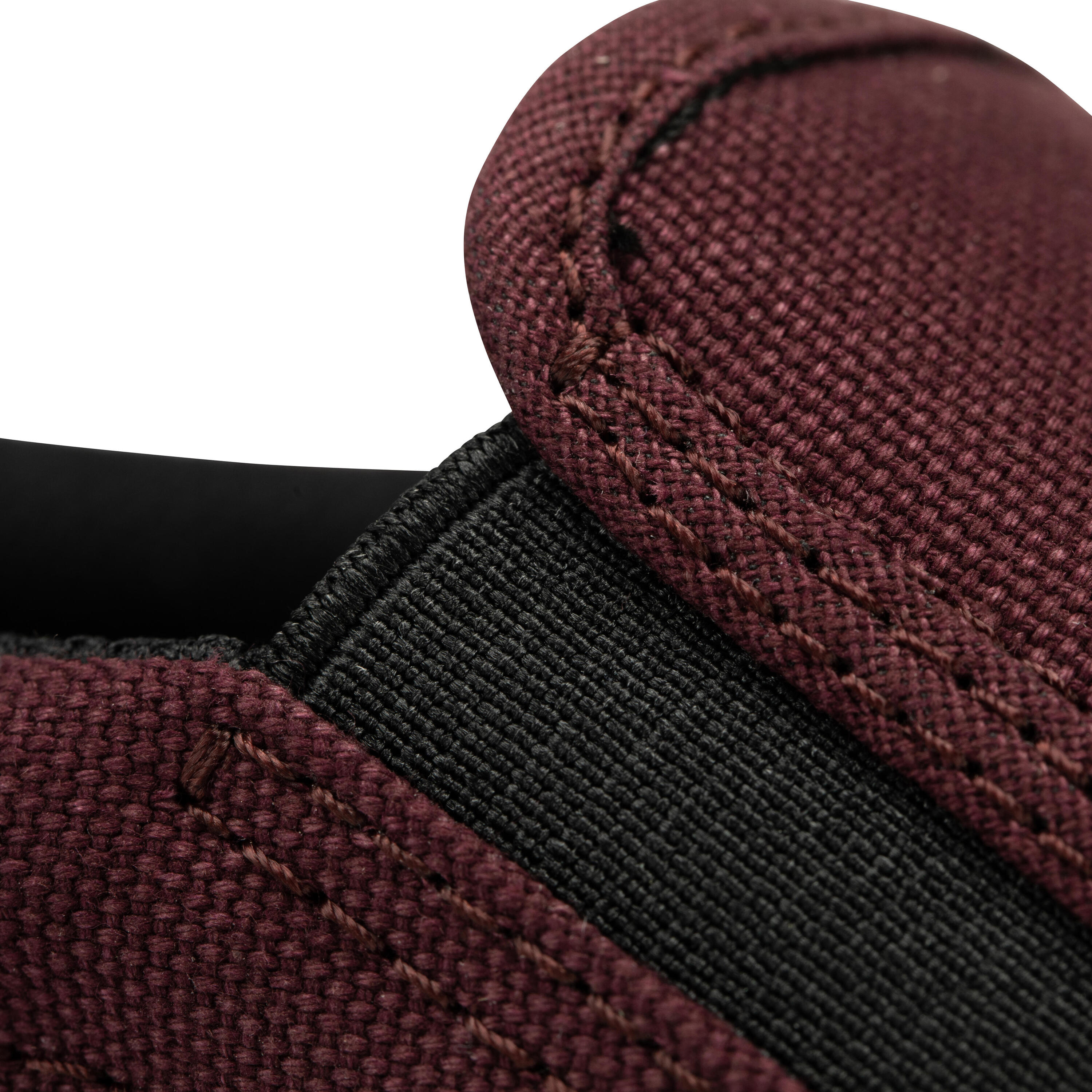 Slip-On Skateboarding Shoes Vulca 100 - Burgundy/White 10/15