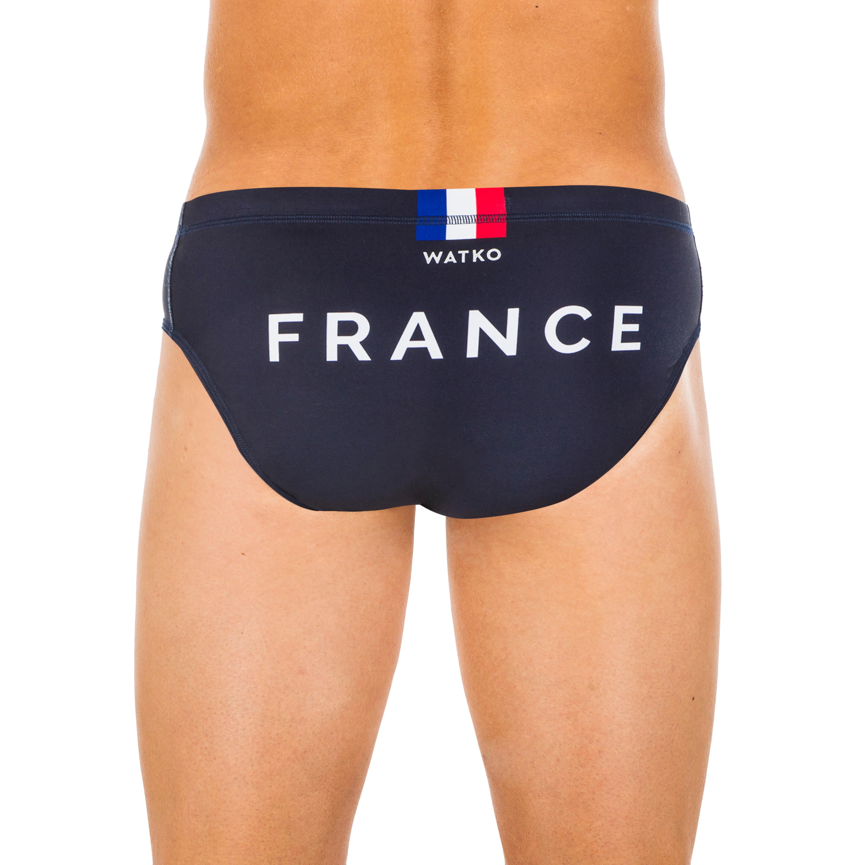 MEN'S WATER POLO SWIMMING BRIEFS - OFFICIAL FRANCE 3/5