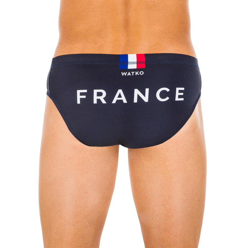 Badehose Slip Wasserball Herren Frankreich offiziell