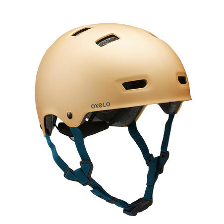 Casque roller skateboard trottinette MF540 Urban Gold