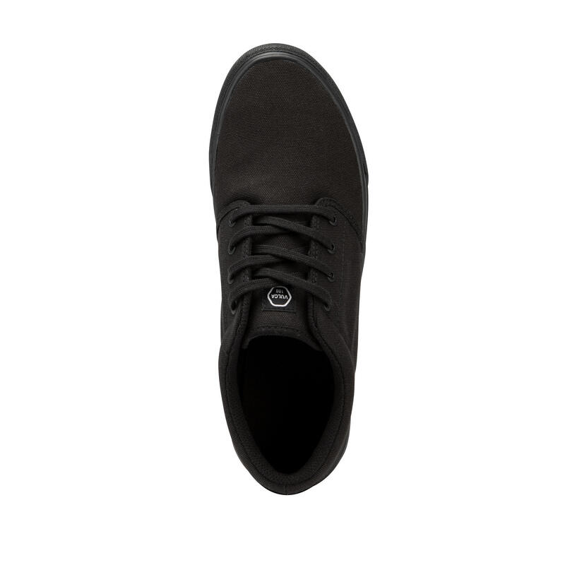 Skaterschuhe Vulca 100 Triple Sneaker Erwachsene schwarz