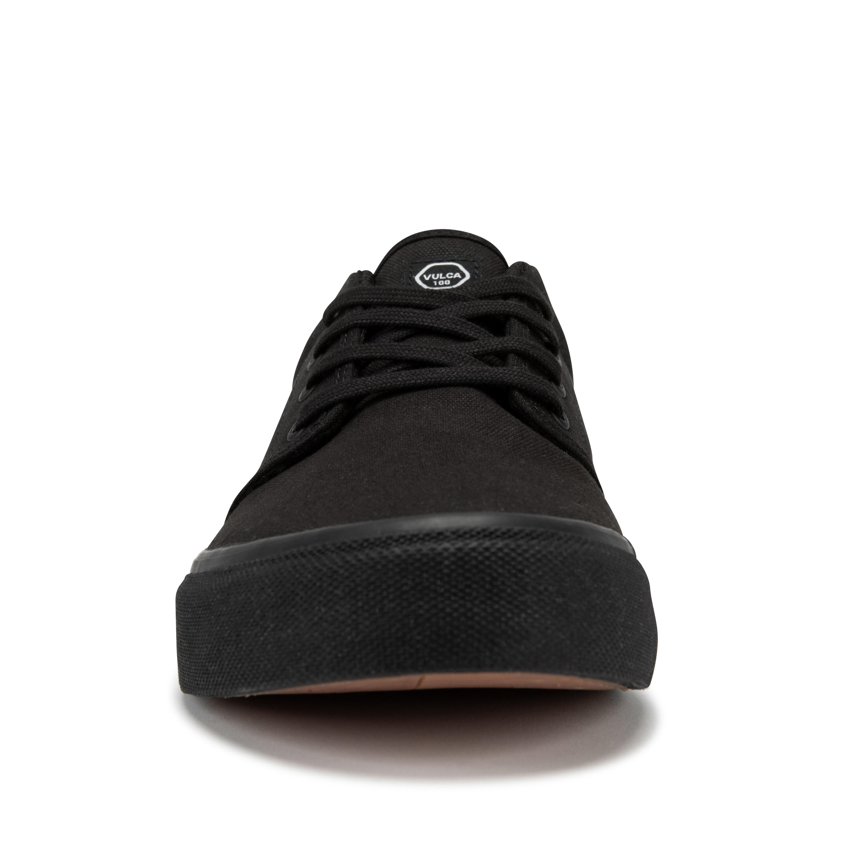 Adult Low-Top Skateboarding Longboarding Shoes Vulca 100 - Triple Black 6/17