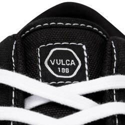 ស្បែកជើងមនុស្សធំកខ្លីសម្រាប់ជិះស្កេតបដនិងឡងបដម៉ូដែល Vulca ១០០ - ខ្មៅ/ស