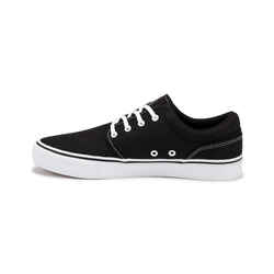 Adult Low-Top Skateboarding Longboarding Shoes Vulca 100 - Black/White