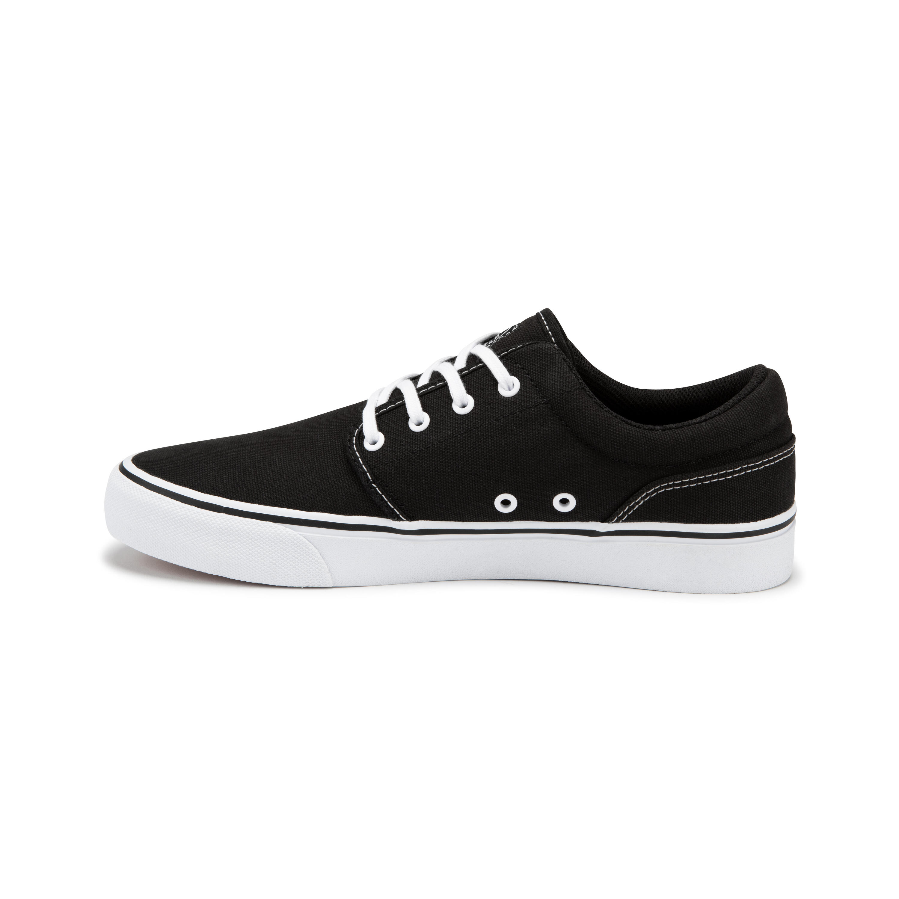 Second Life - Adult Low-Top Skateboarding Longboarding Shoes Vulca 100 - Black/... - VERY GOOD 5/14
