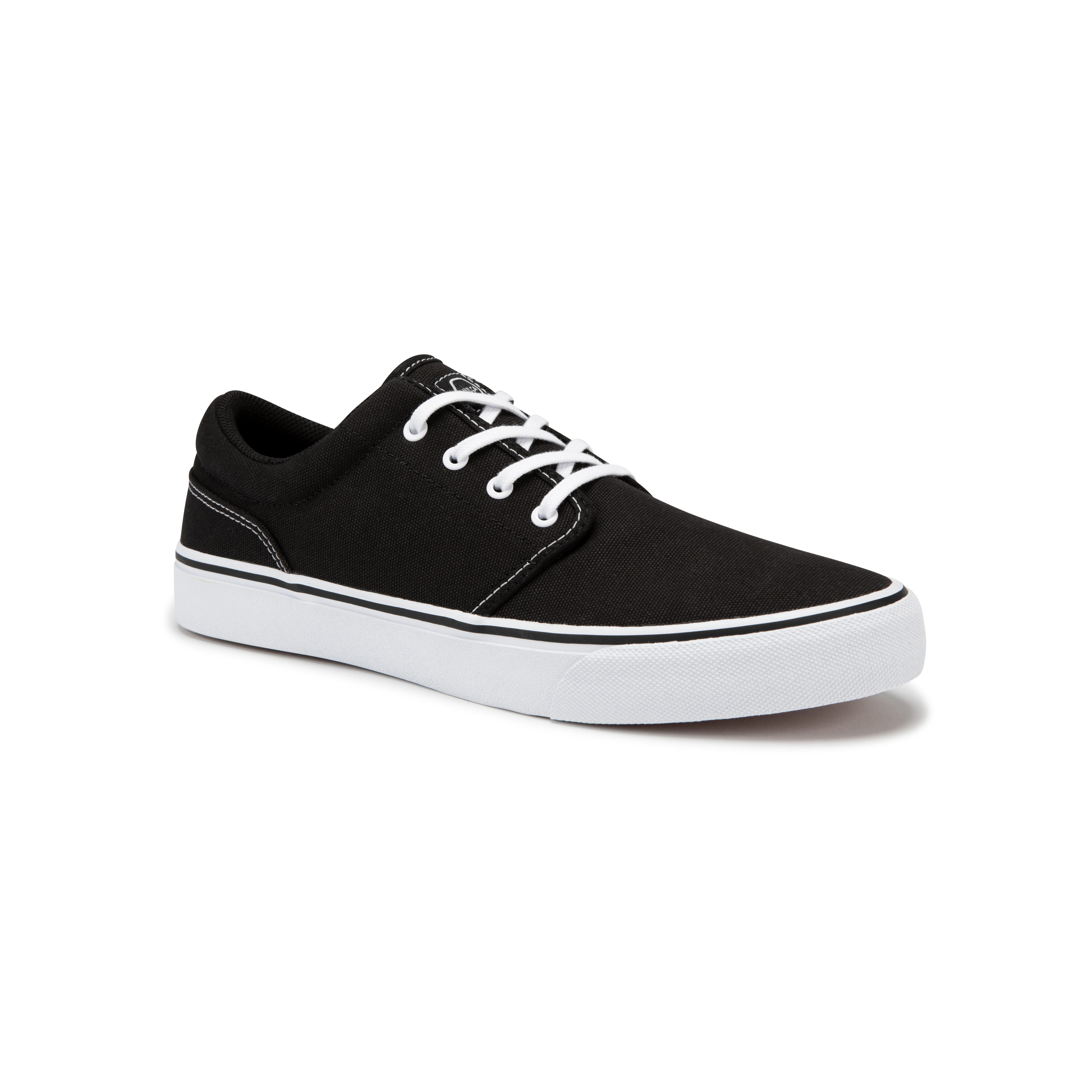 DECATHLON Nízka obuv Vulca 100 na skateboard a longboard čierno-biela 39