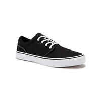 Adult Low-Top Skateboarding Longboarding Shoes Vulca 100 - Black/White