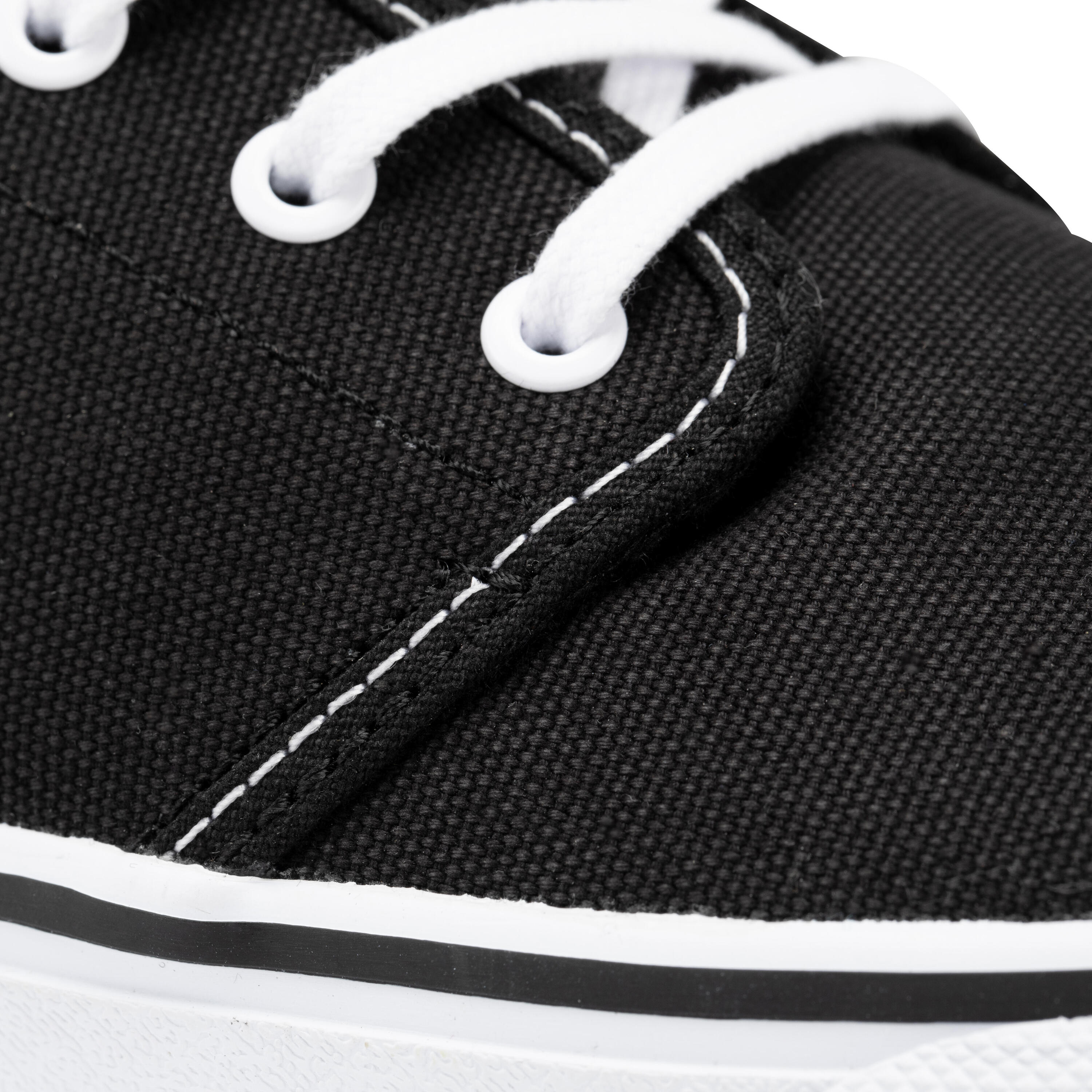 Second Life - Adult Low-Top Skateboarding Longboarding Shoes Vulca 100 - Black/... - VERY GOOD 8/14