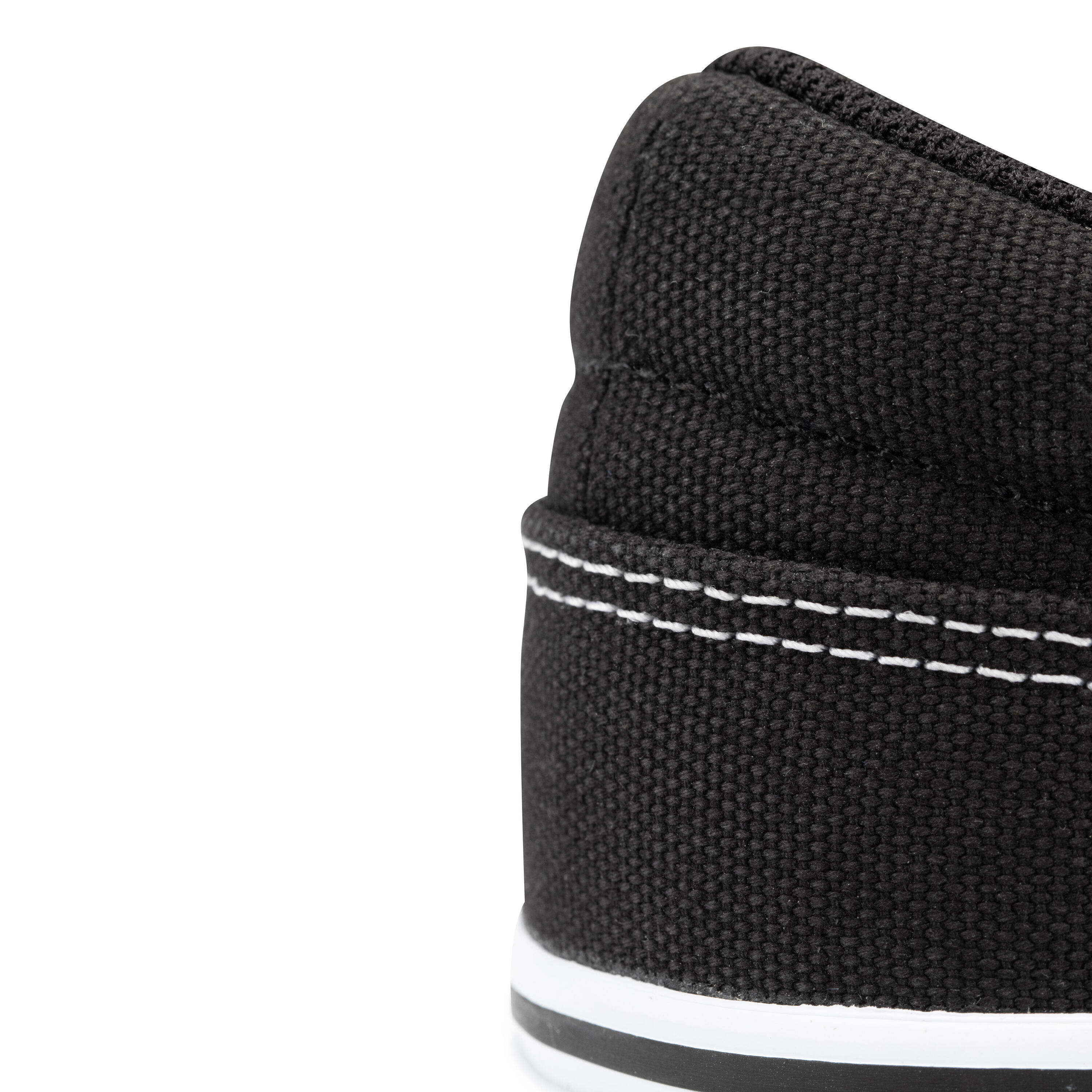 Second Life - Adult Low-Top Skateboarding Longboarding Shoes Vulca 100 - Black/... - VERY GOOD 7/14