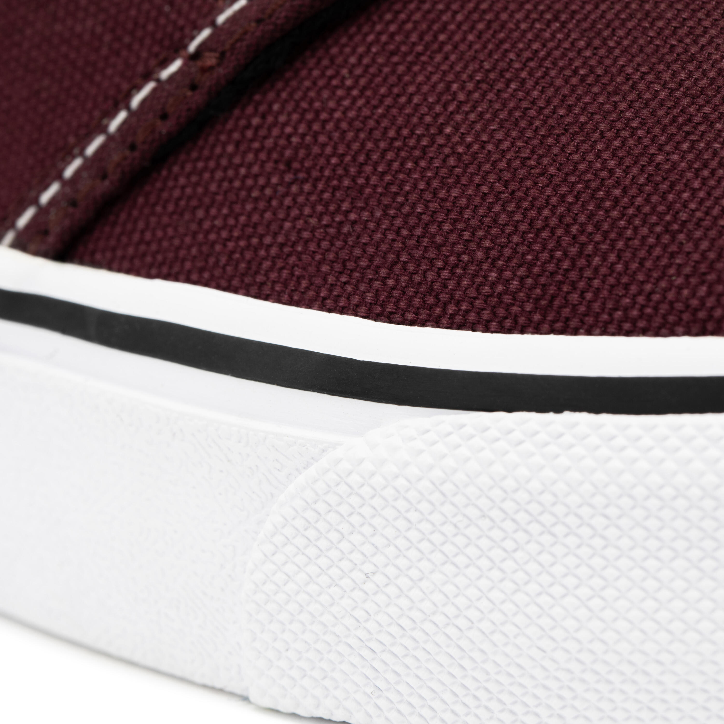 Adult Low-Top Skateboarding Longboarding Shoes - Burgundy/White 8/21