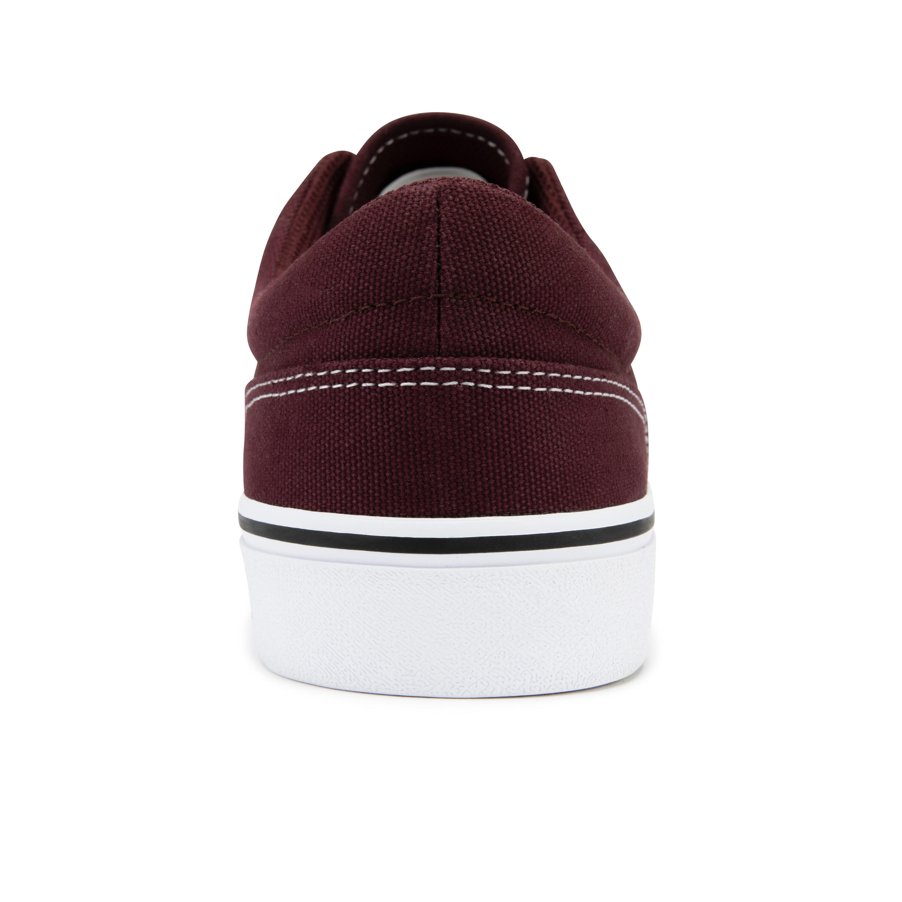 Adult Low-Top Skateboarding Longboarding Shoes - Burgundy/White 5/21