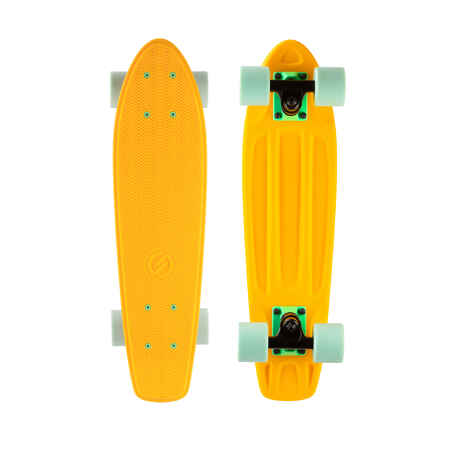 Cruiser-Skateboard Yamba 100 gelb/grün
