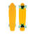 CRUISER SKATEBOARD YAMBA  100 JAUNE VERT