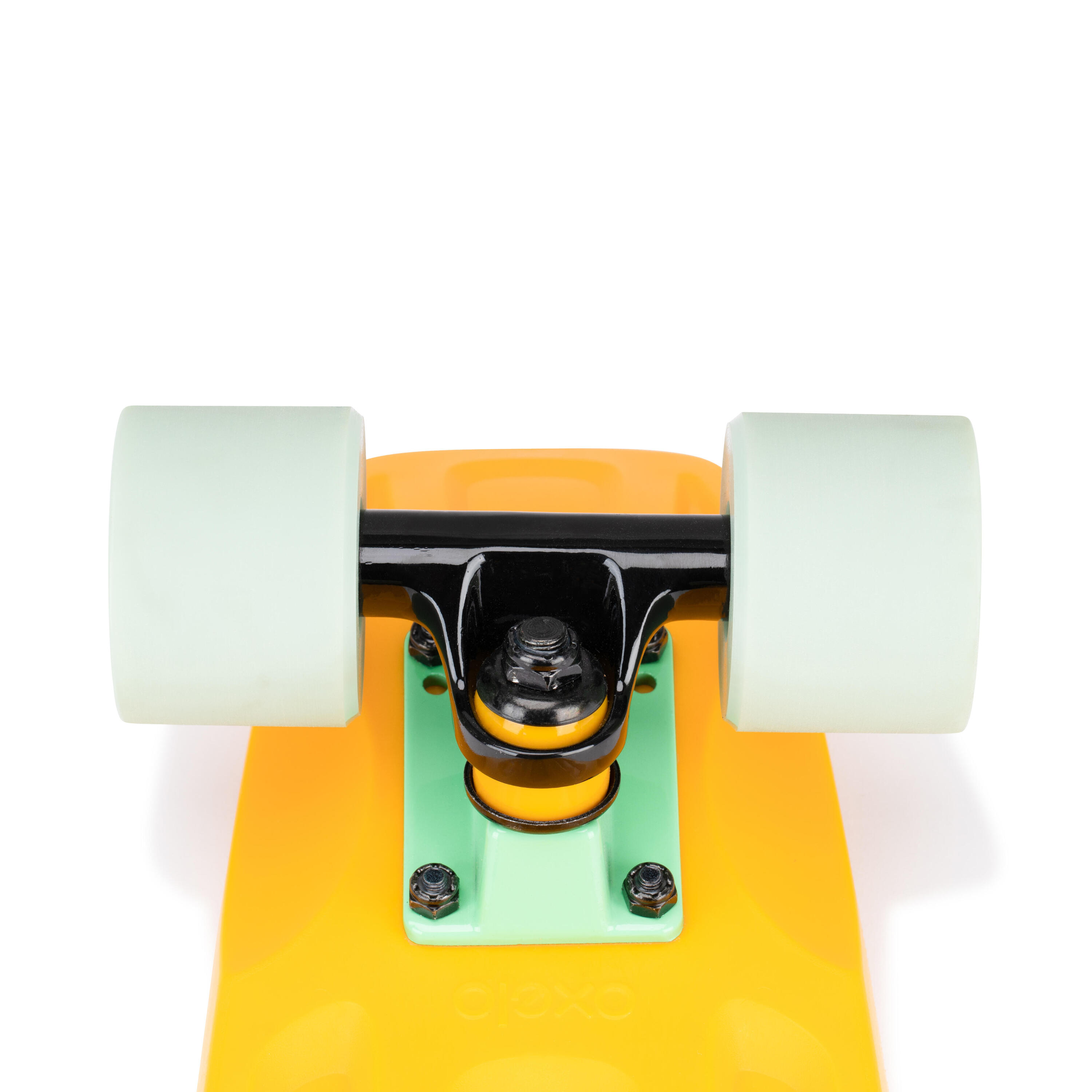 Cruiser-Skateboard Yamba 100 gelb/grün 10/11
