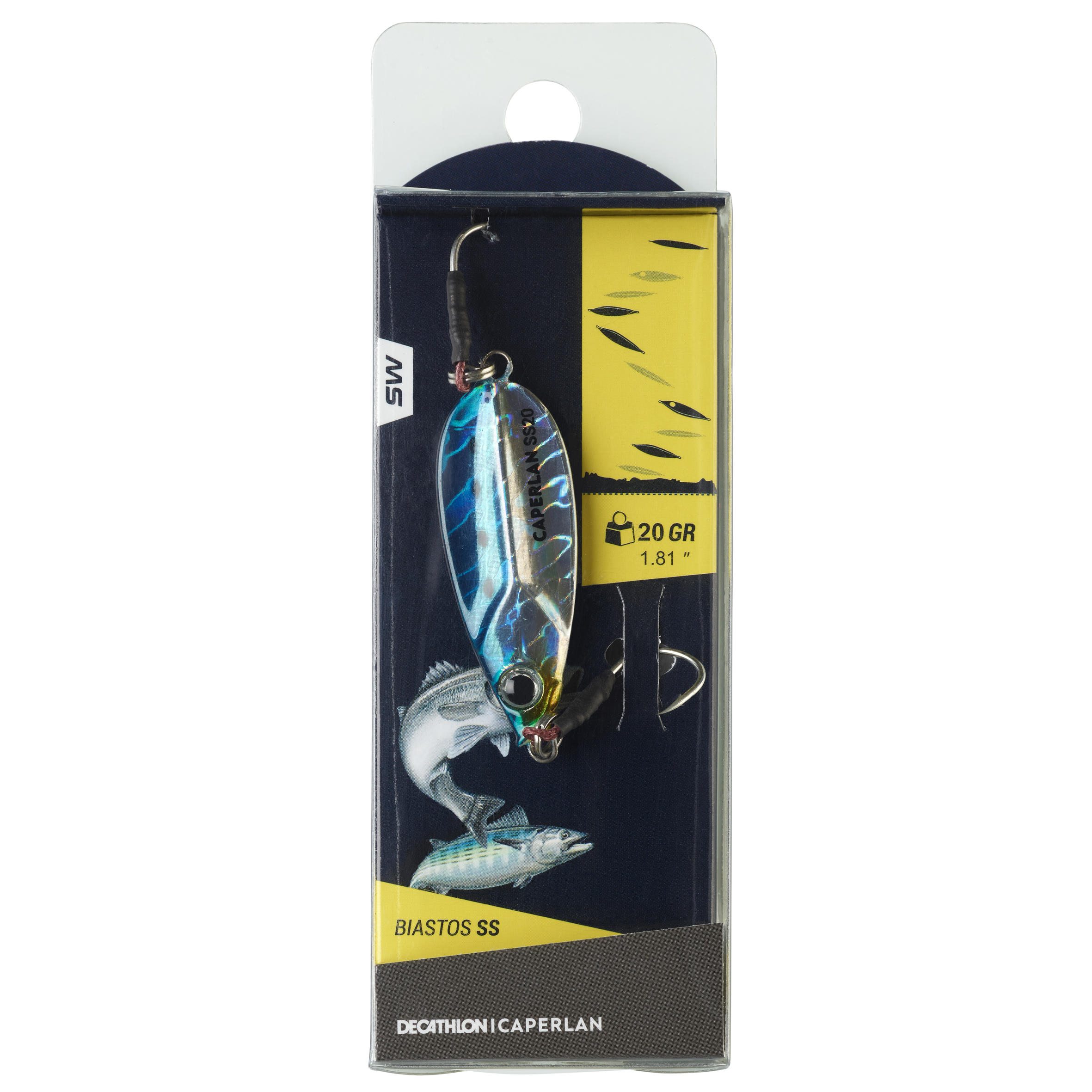 Casting jig BIASTOS SLOW 20gr BLEU Pêche au leurre en mer 7/9