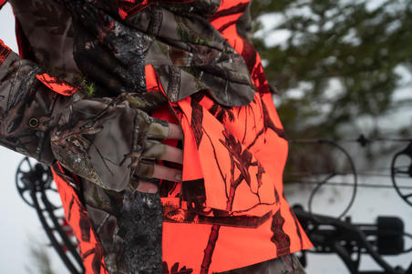 КУРТКА УТЕПЛЕННАЯ ВОДОНЕПРОНИЦАЕМАЯ 3 В 1 ДЛЯ ОХОТЫ ЖЕН. 500