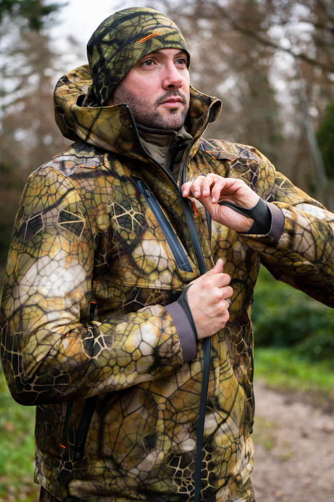 SOLOGNAC Hunting Silent Warm Waterproof Jacket 900 - Furtiv...