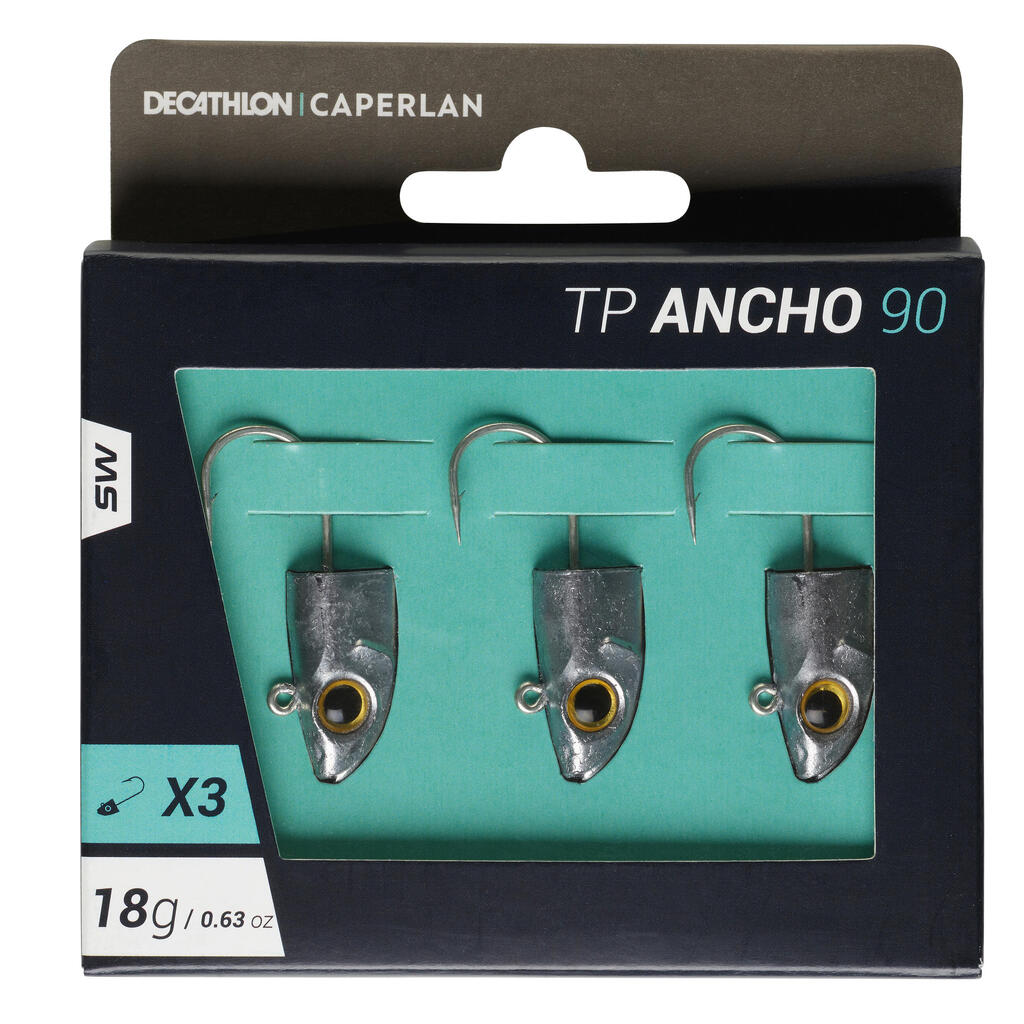 Tête plombée TP Ancho 90 8gr x4 pêche aux leurres en mer