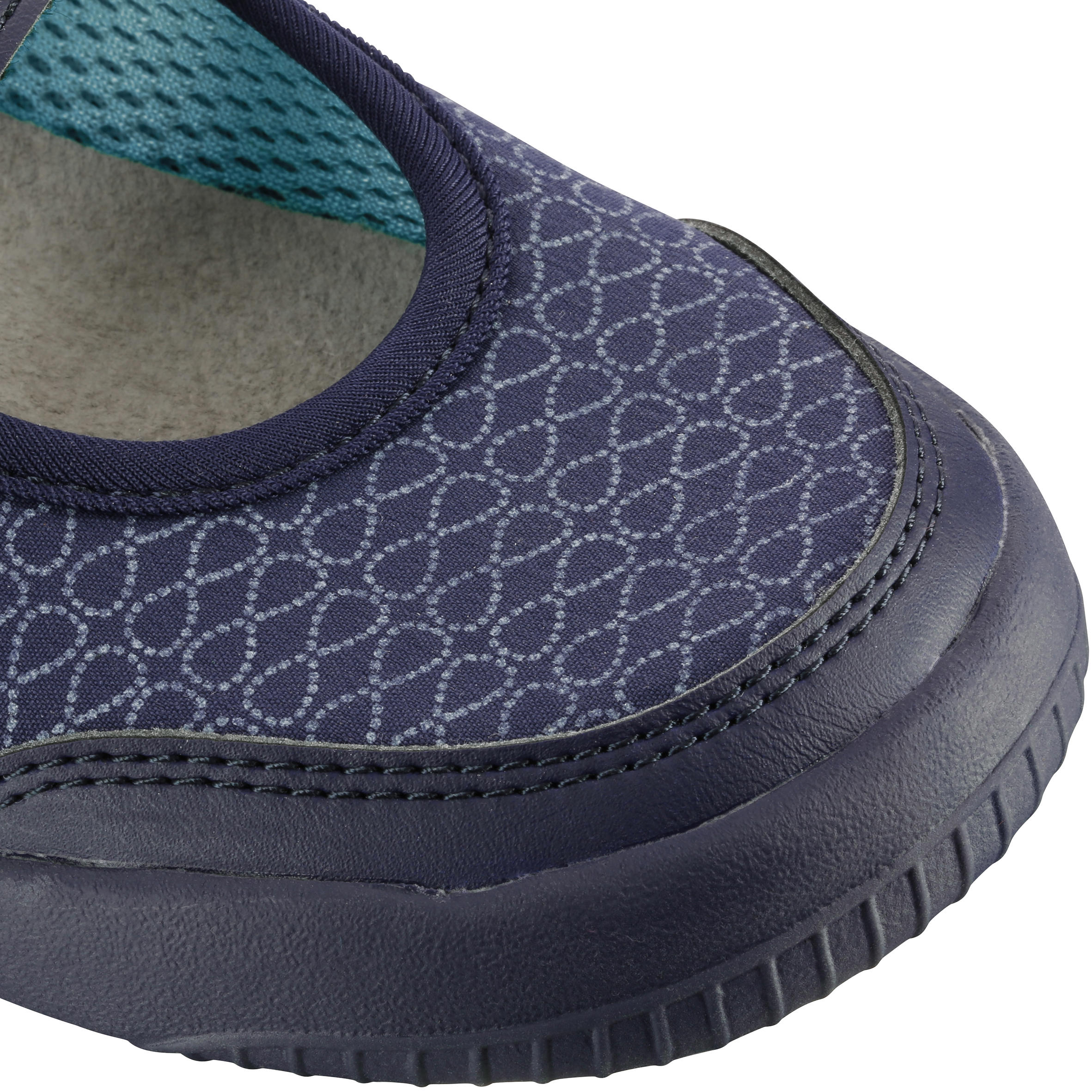 Baomissma Children's Walking Pumps - Navy Turquoise 8/10