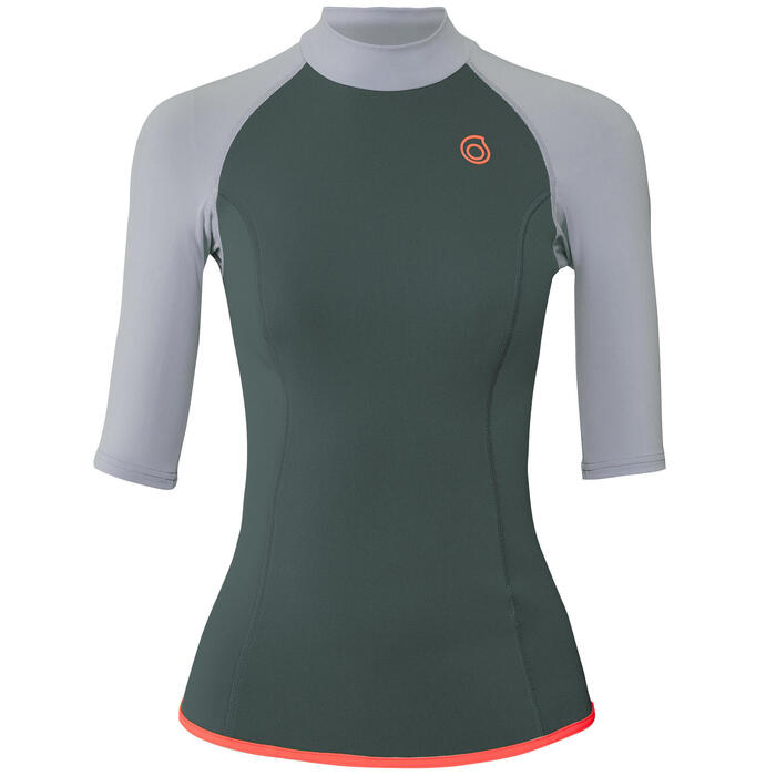 Top thermique néoprène 100 manches courtes femme SUBEA ...