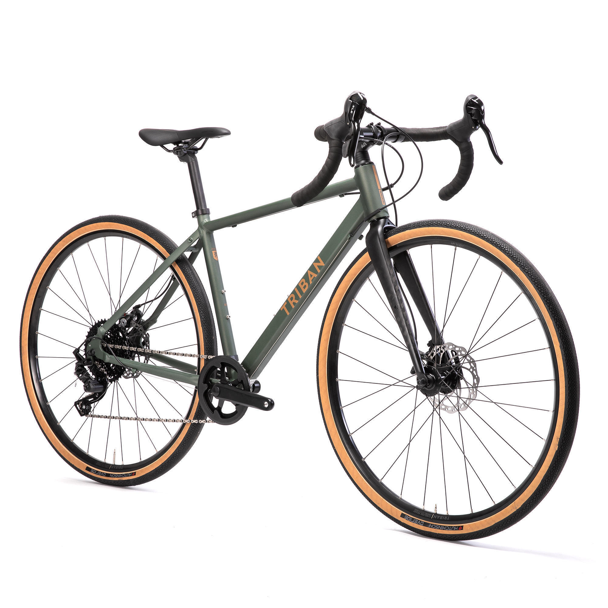Women's Gravel Bike Triban GRVL 120 - green 2/9