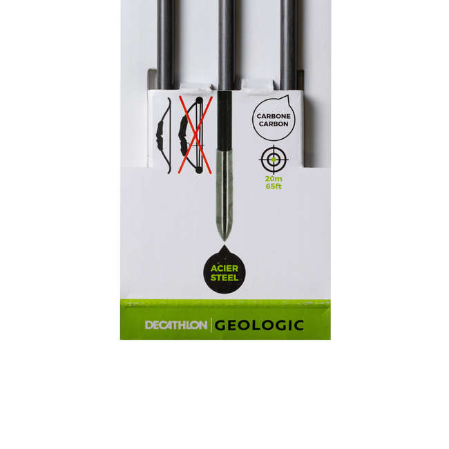 GEOLOGIC Carbon Arrows TriPack Discovery 300 Decathlon