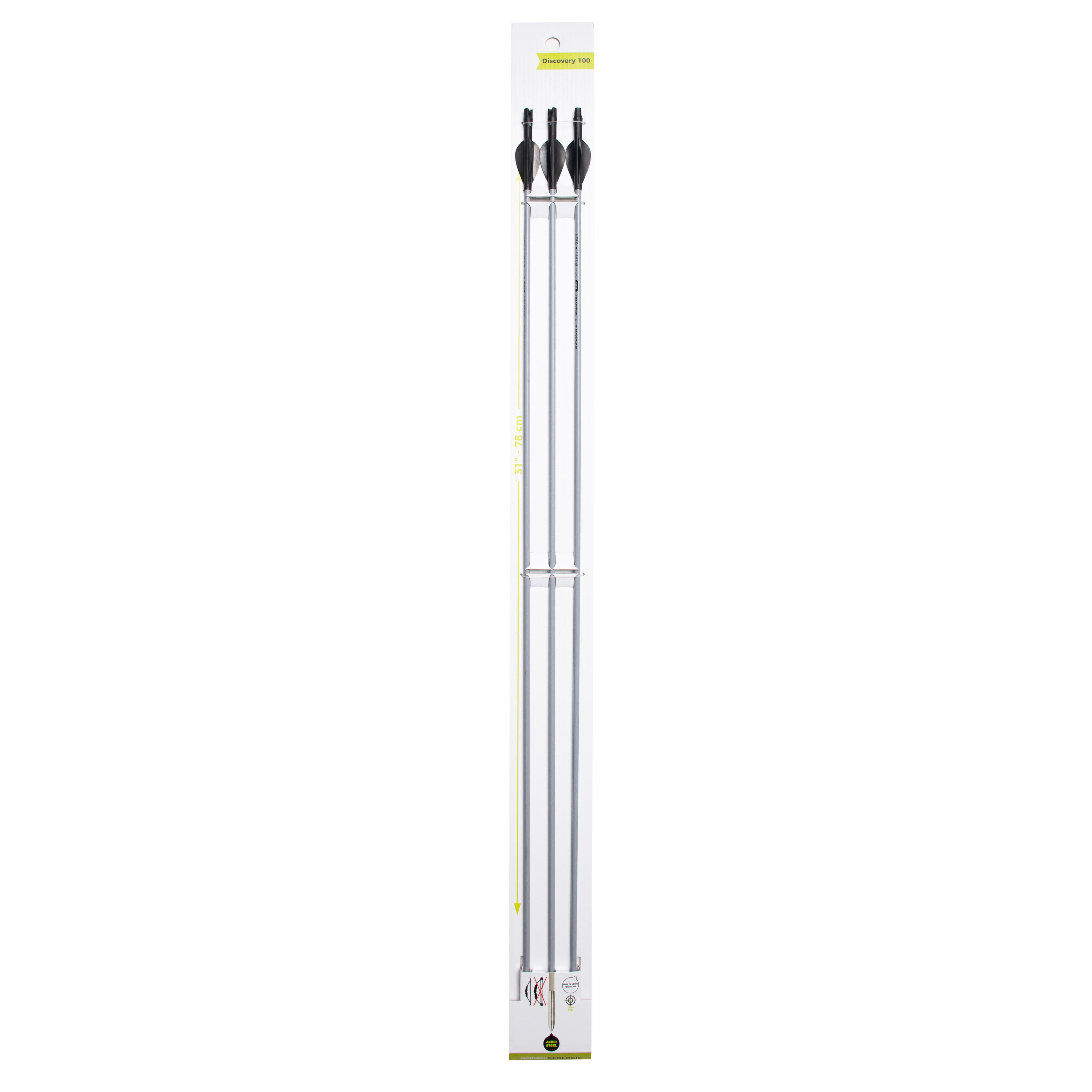 x3 Archery Arrows - Discovery 100 6/11