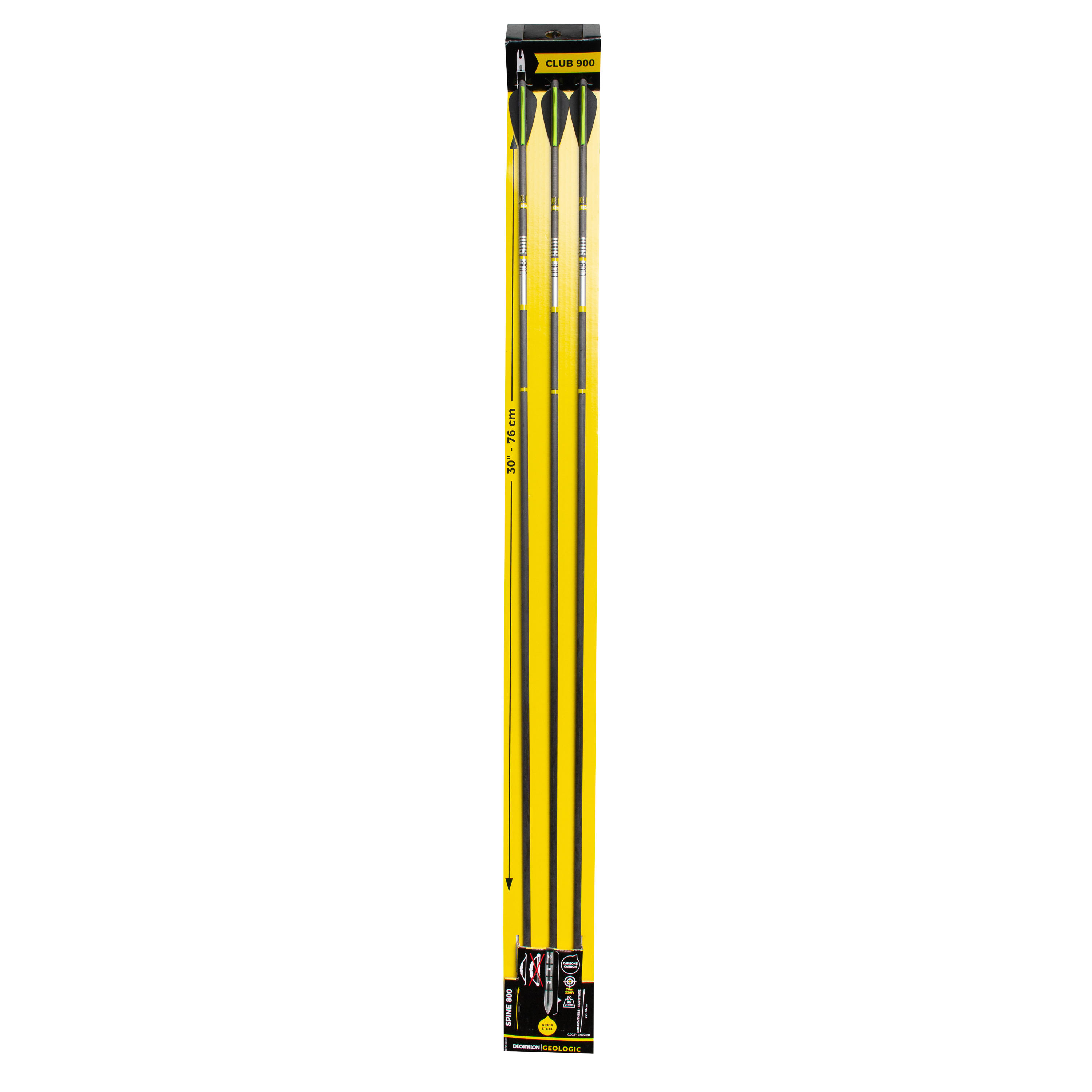 PIJLEN VOOR BOOGSCHIETEN CLUB 900 X3 CARBON VOOR RECURVEBOOG 6/14