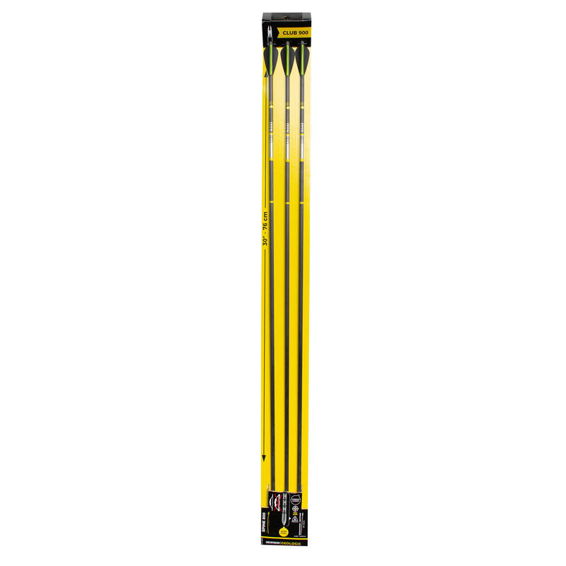 Carbon Archery Arrows for Recurve Bow TriPack Club 900 GEOLOGIC