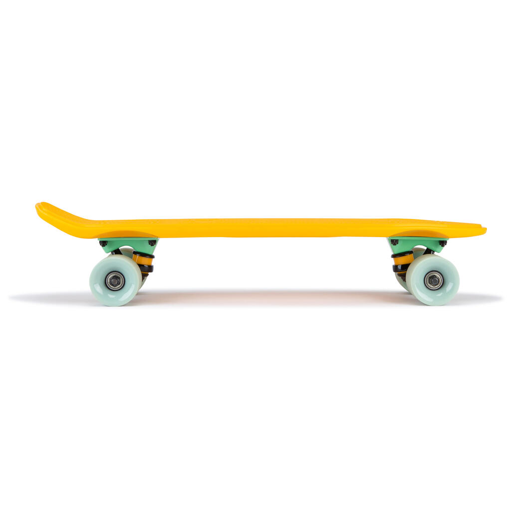 Cruiser Skateboard Yamba 100 - Yellow/Green