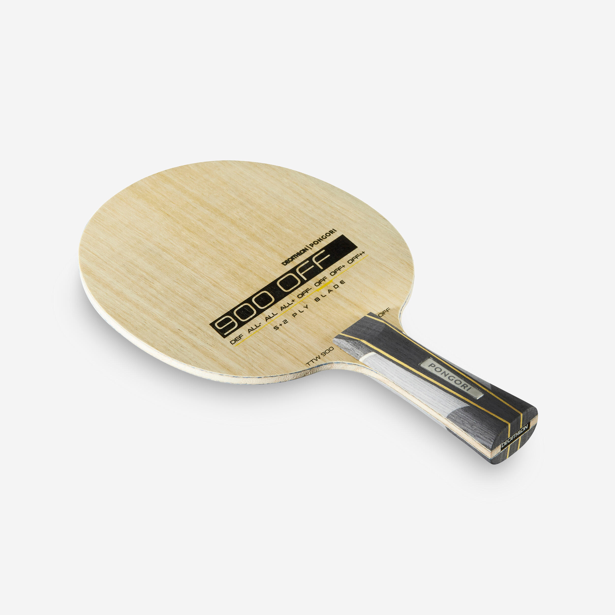 PONGORI Drevená pálka na stolný tenis TTW 900 Off konkávny tvar