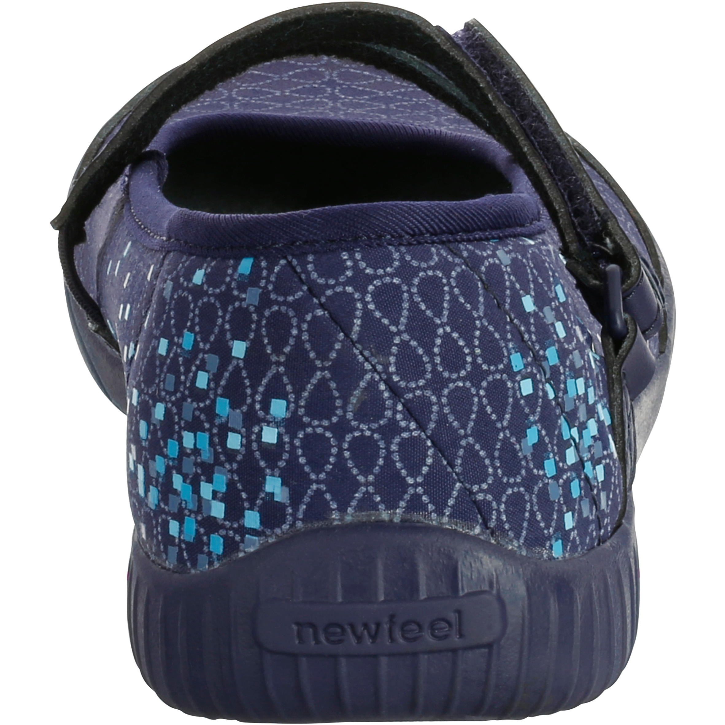 Baomissma Children's Walking Pumps - Navy Turquoise 5/10