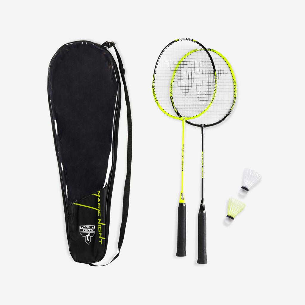 Badminton Racket and Shuttlecock Set Magic Night