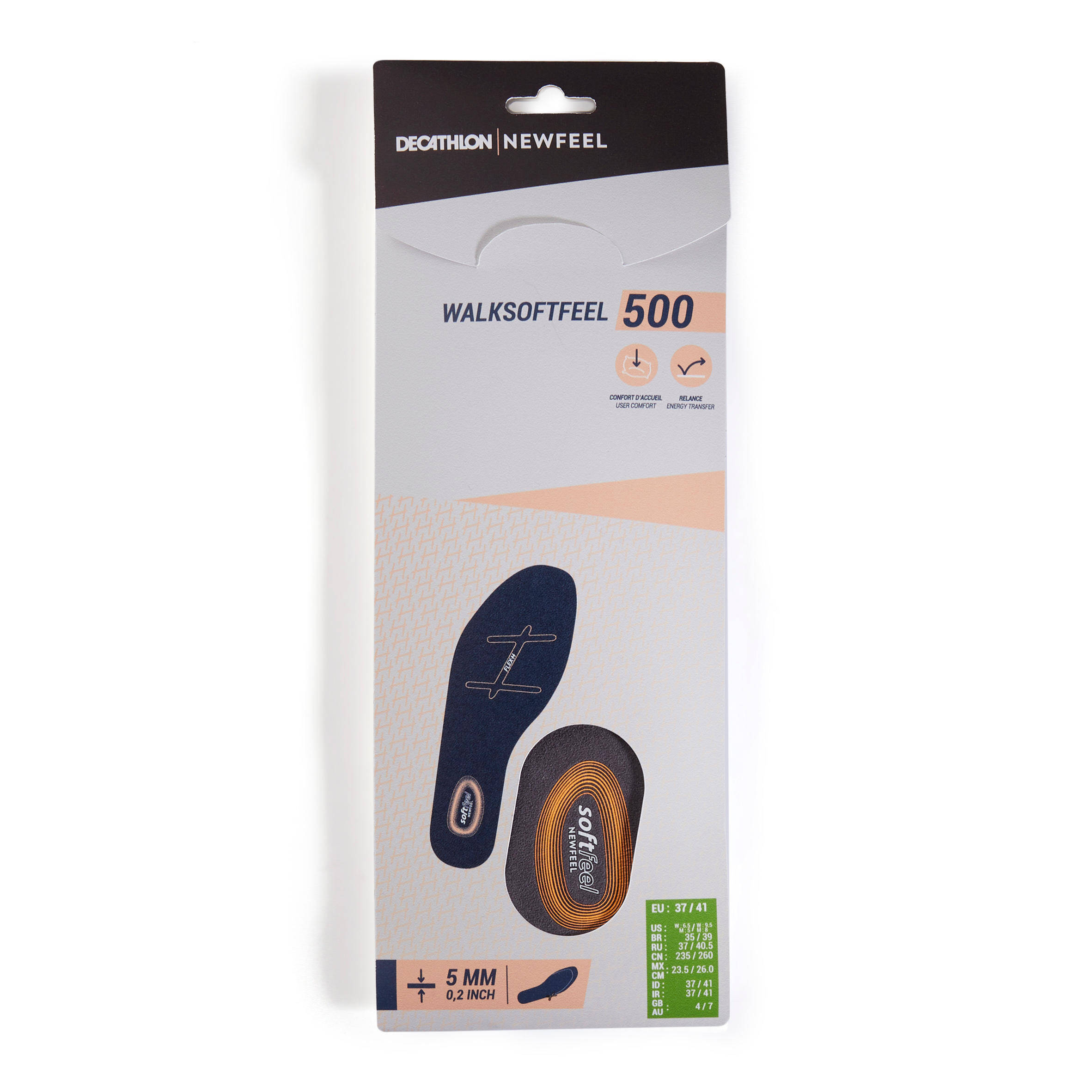 Insole W550 Softfeel -  5