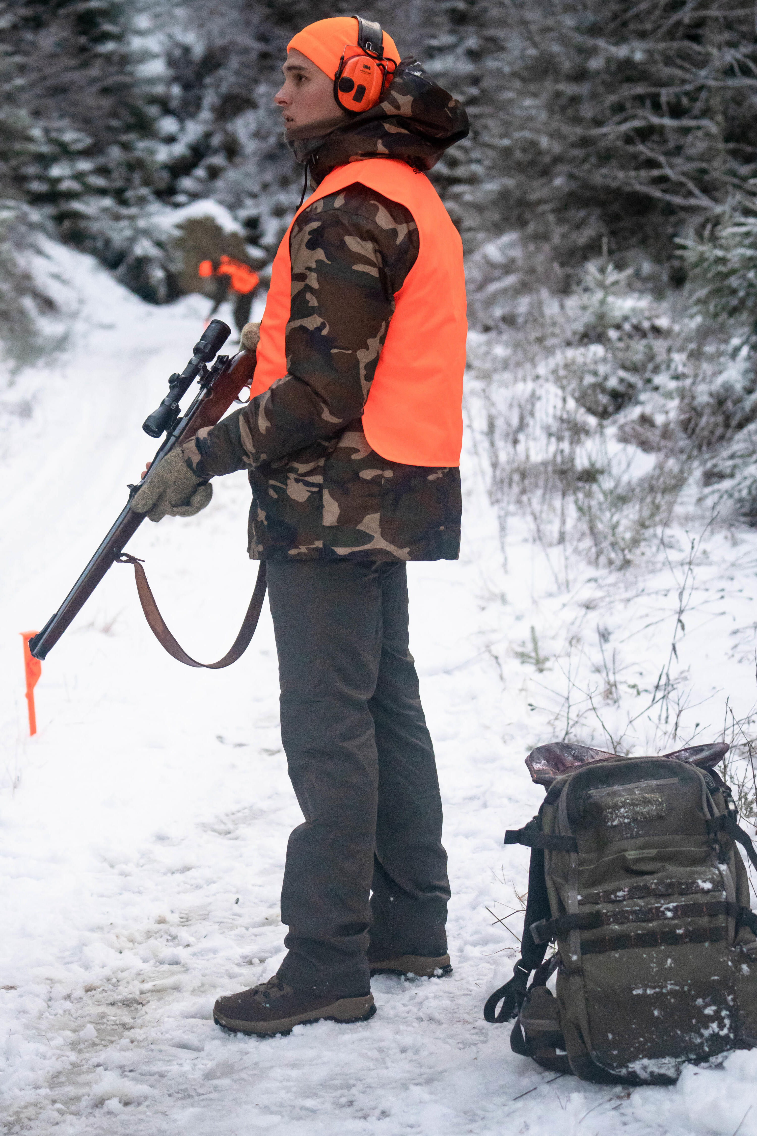 Dossard de chasse fluo 2/14