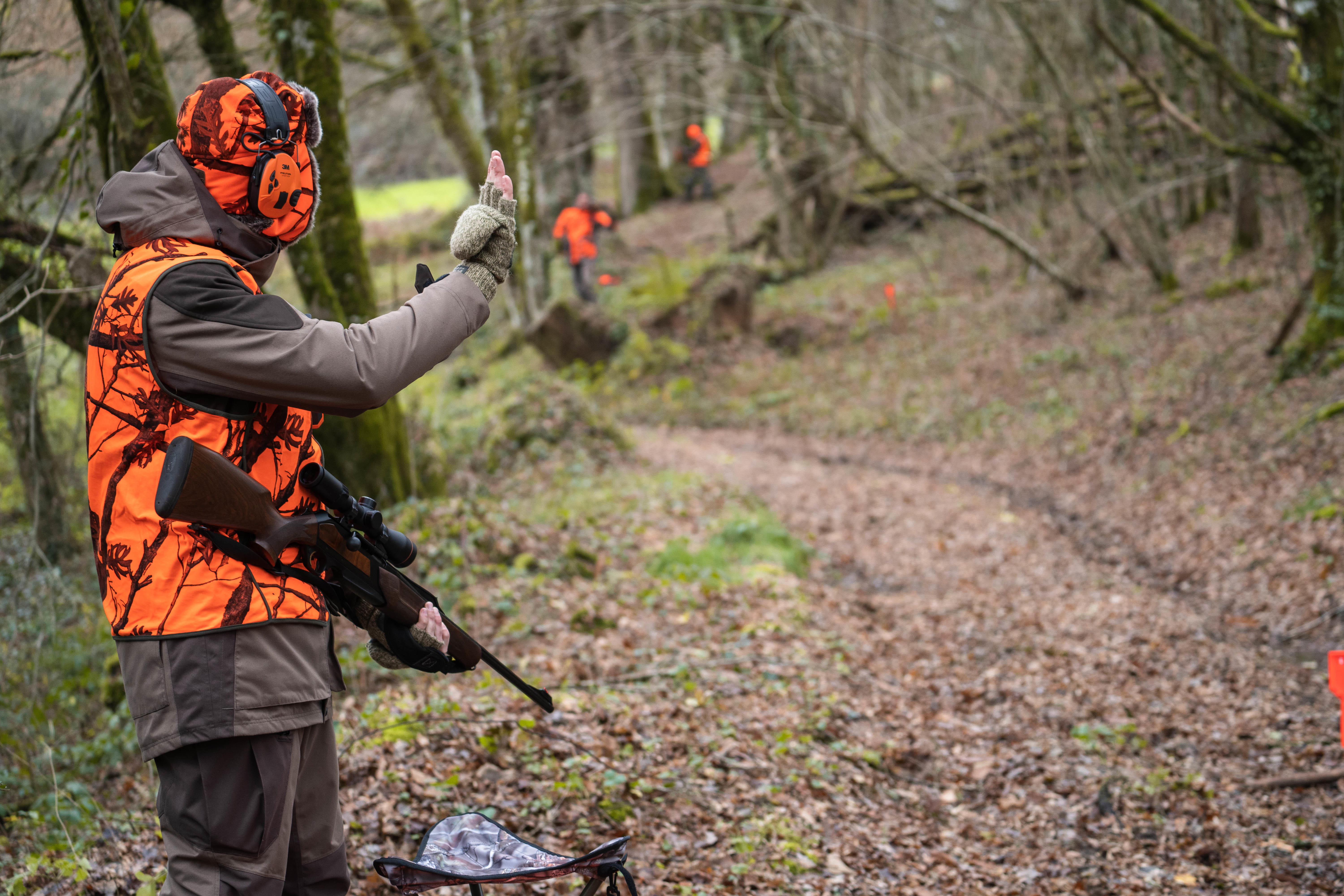 Pantalon de chasse imperméable chaud et silencieux - 520 marron - SOLOGNAC