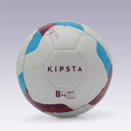 Ballon de football Hybride F500 taille 4 blanc