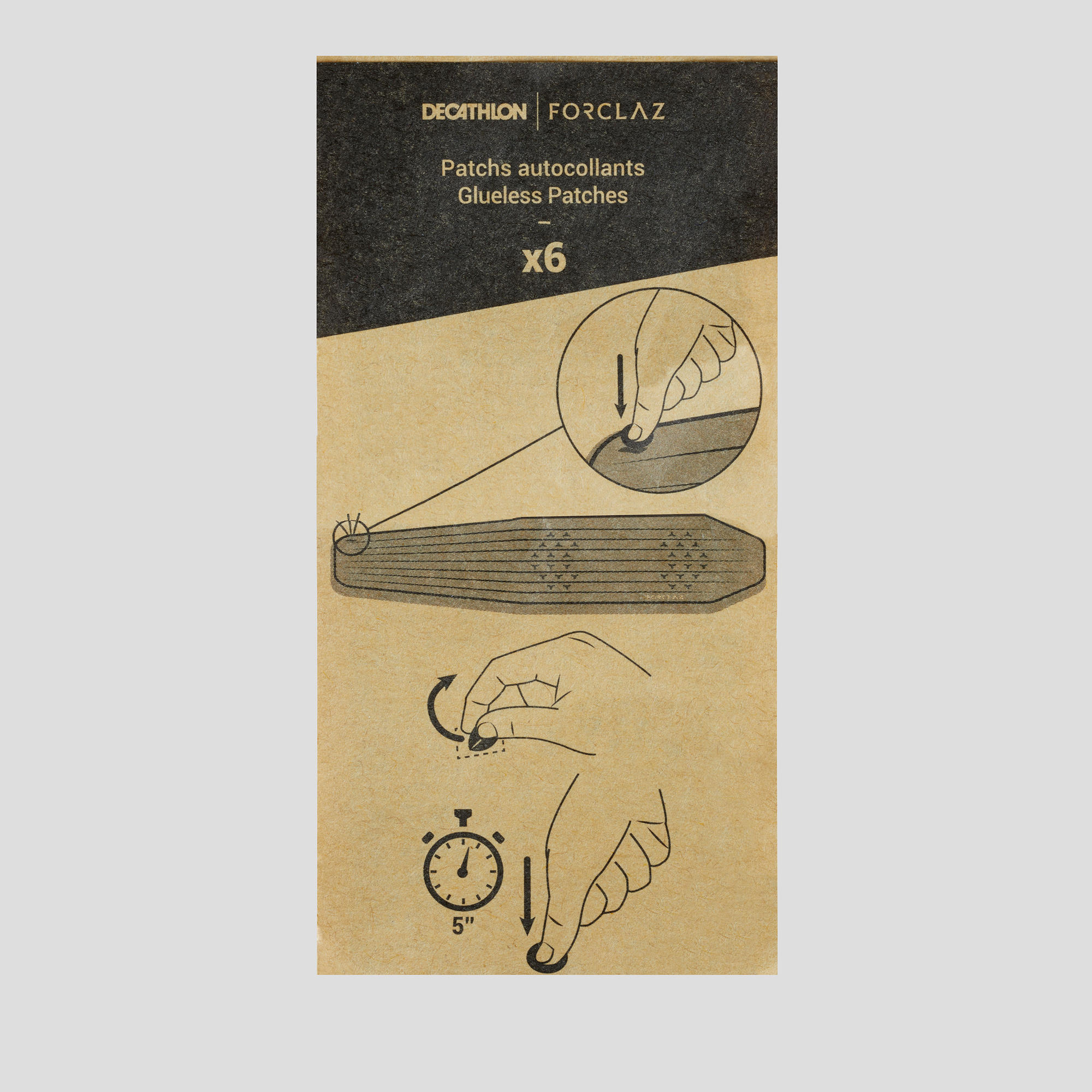 rustine pour doudoune decathlon