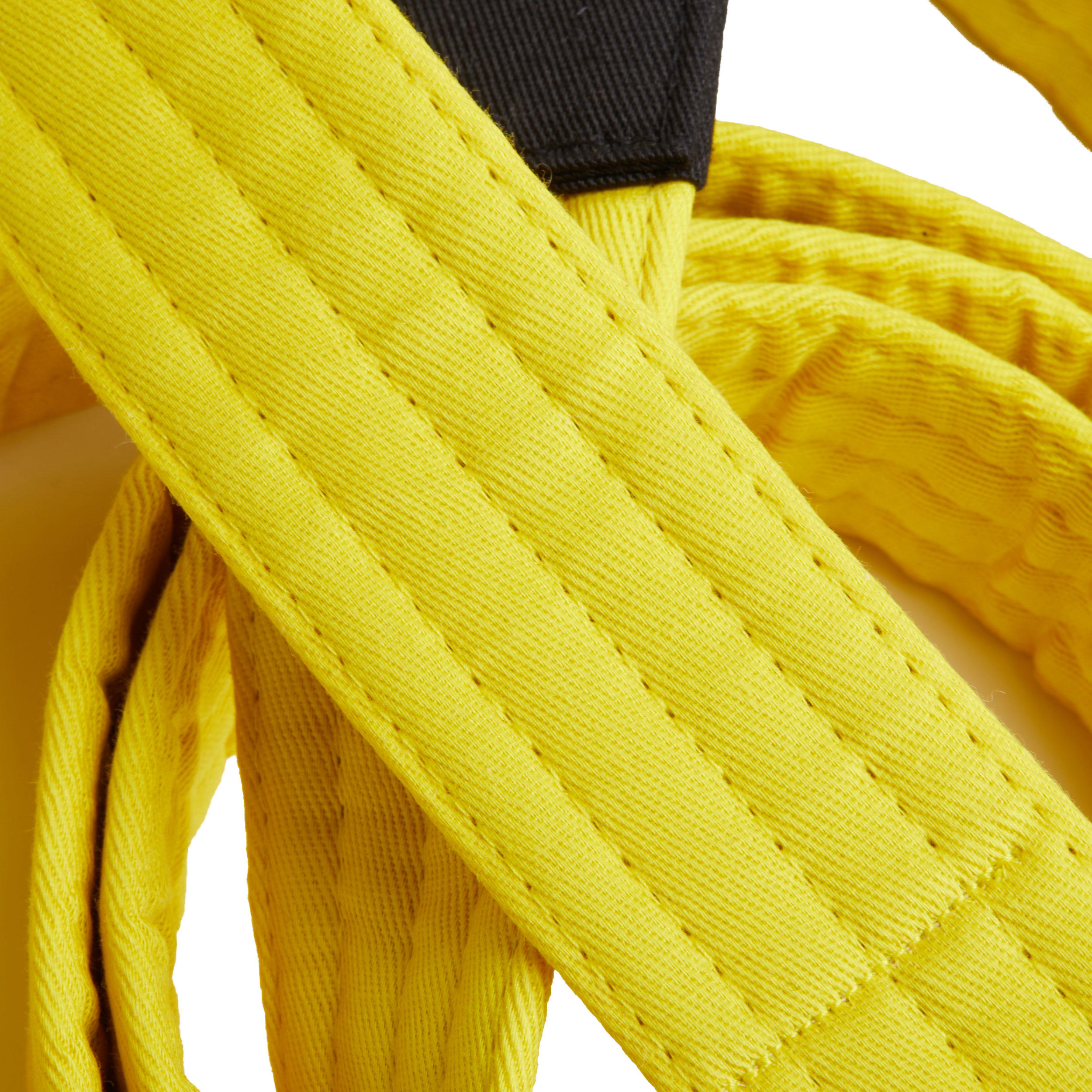 Kids' Brazilian Jiu-Jitsu Belt 500 - Yellow 3/4