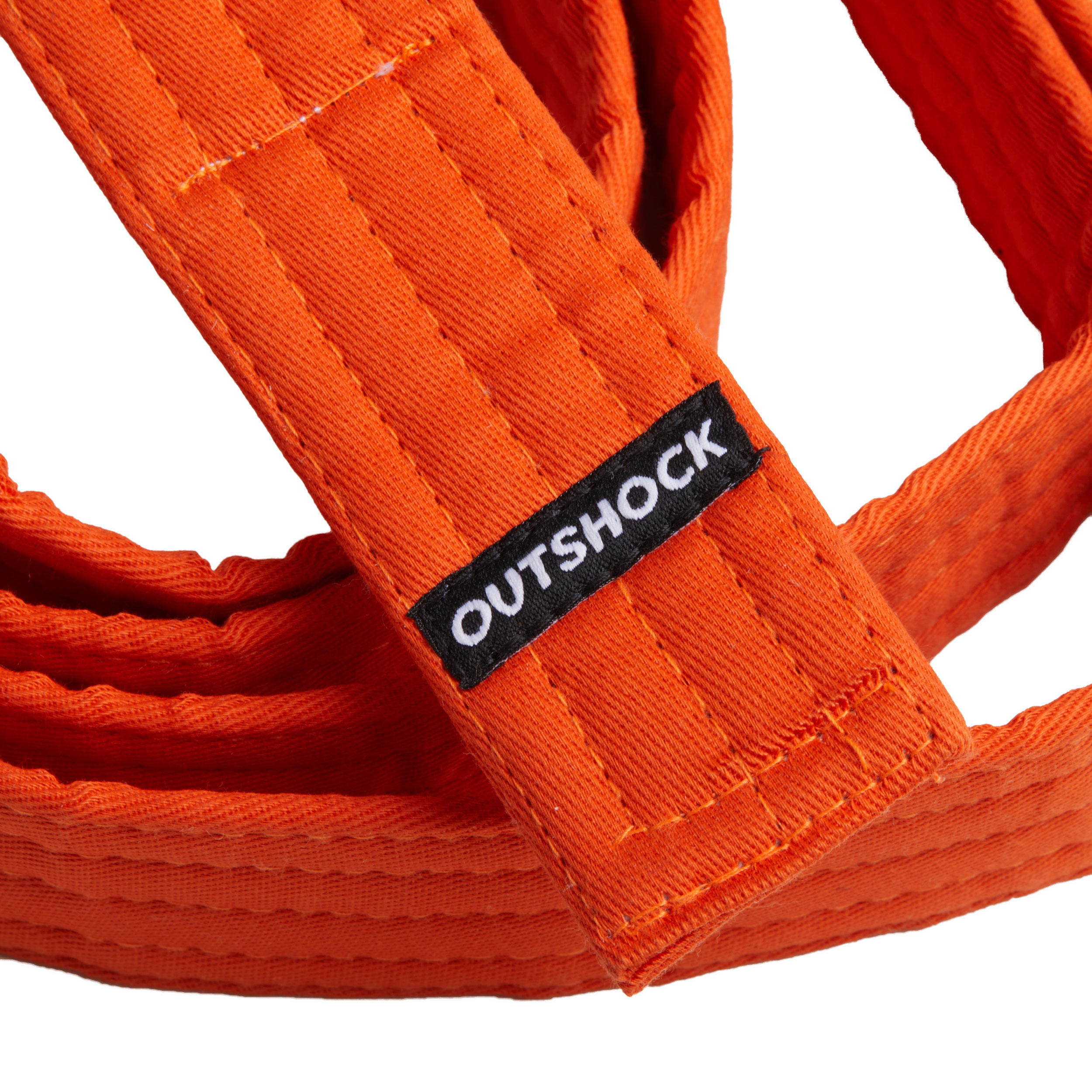 Kids' Brazilian Jiu-Jitsu Belt 500 - Orange 2/4