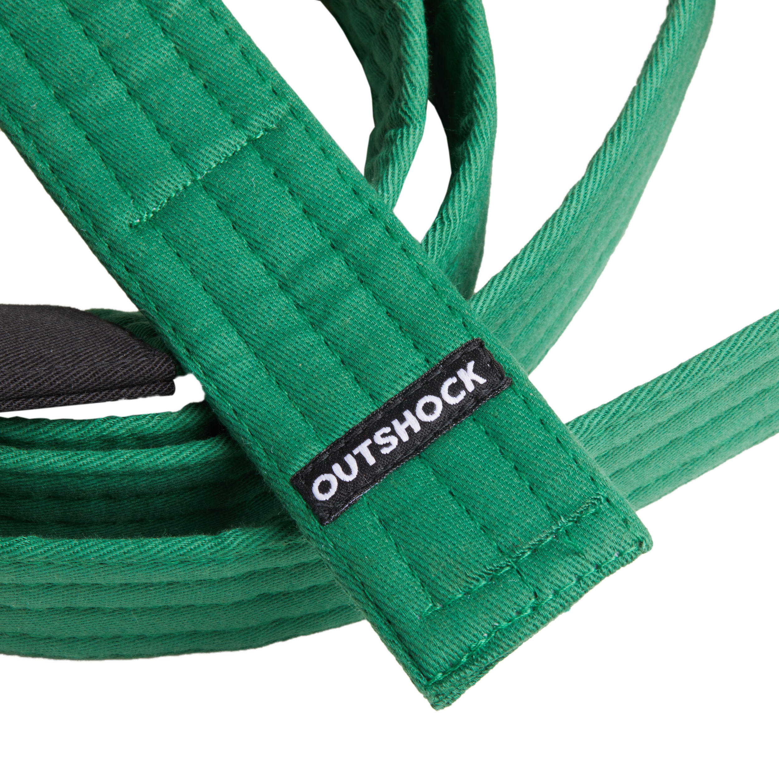 Kids' Brazilian Jiu-Jitsu Belt 500 - Green 2/4