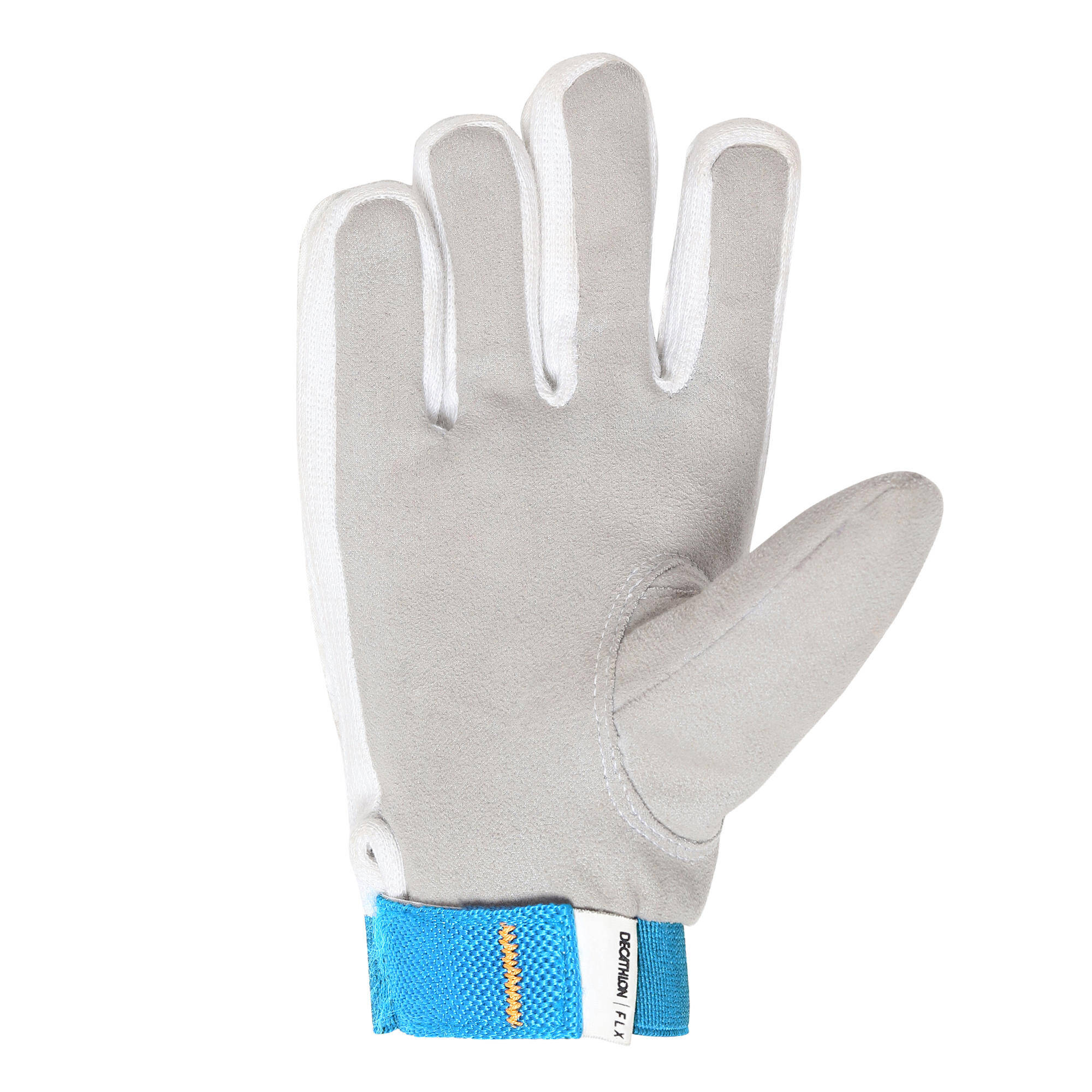KID'S BEGINNER LEFT HAND SAFETY TESTED CRICKET BATTING GLOVES GLV100, WHITE -  5