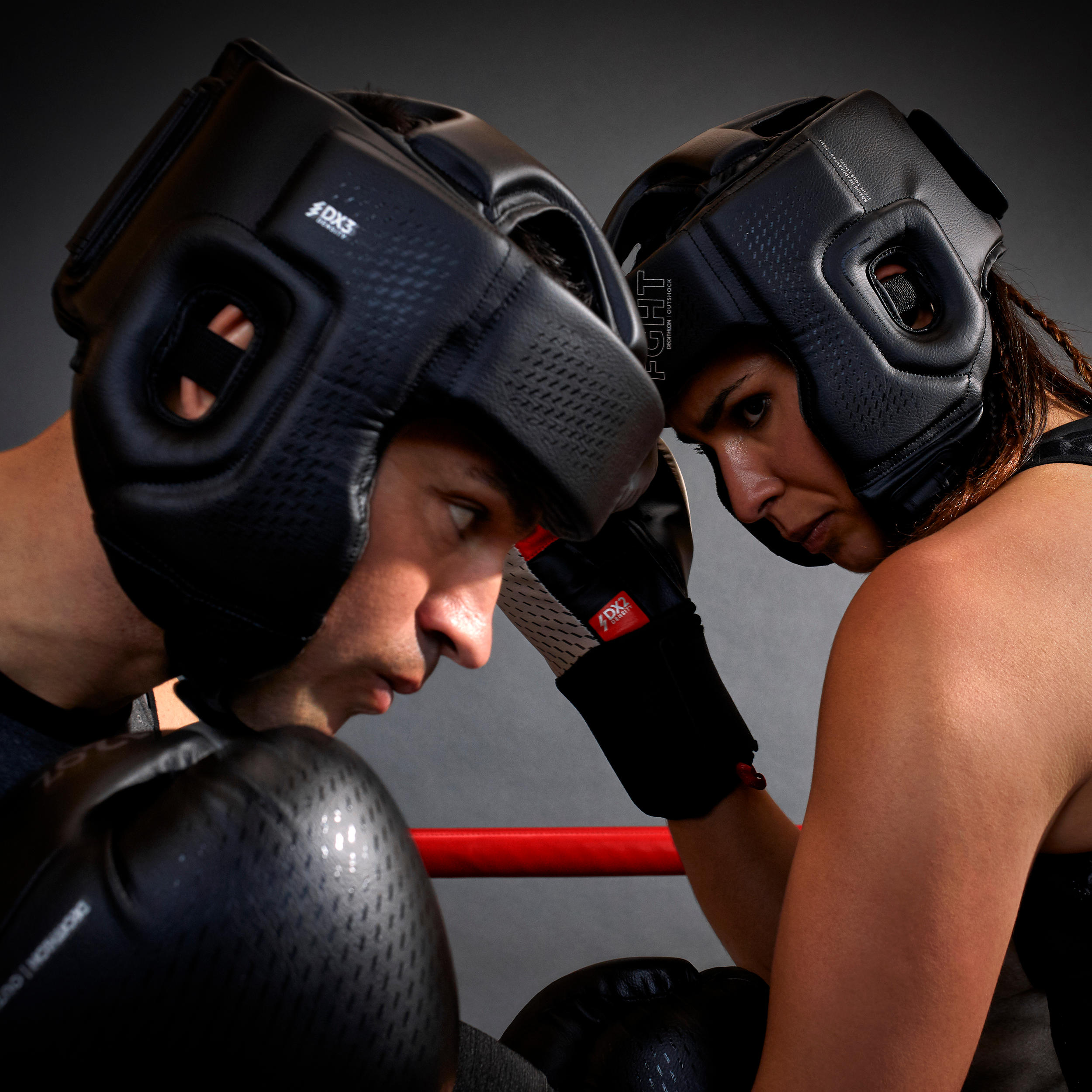 Casque de boxe ouvert - 900 noir - OUTSHOCK