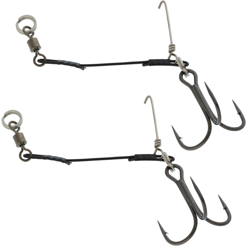 Leader SOFT LURE RIG PIKE STINGER LURE FISHING STGR 2T XXL