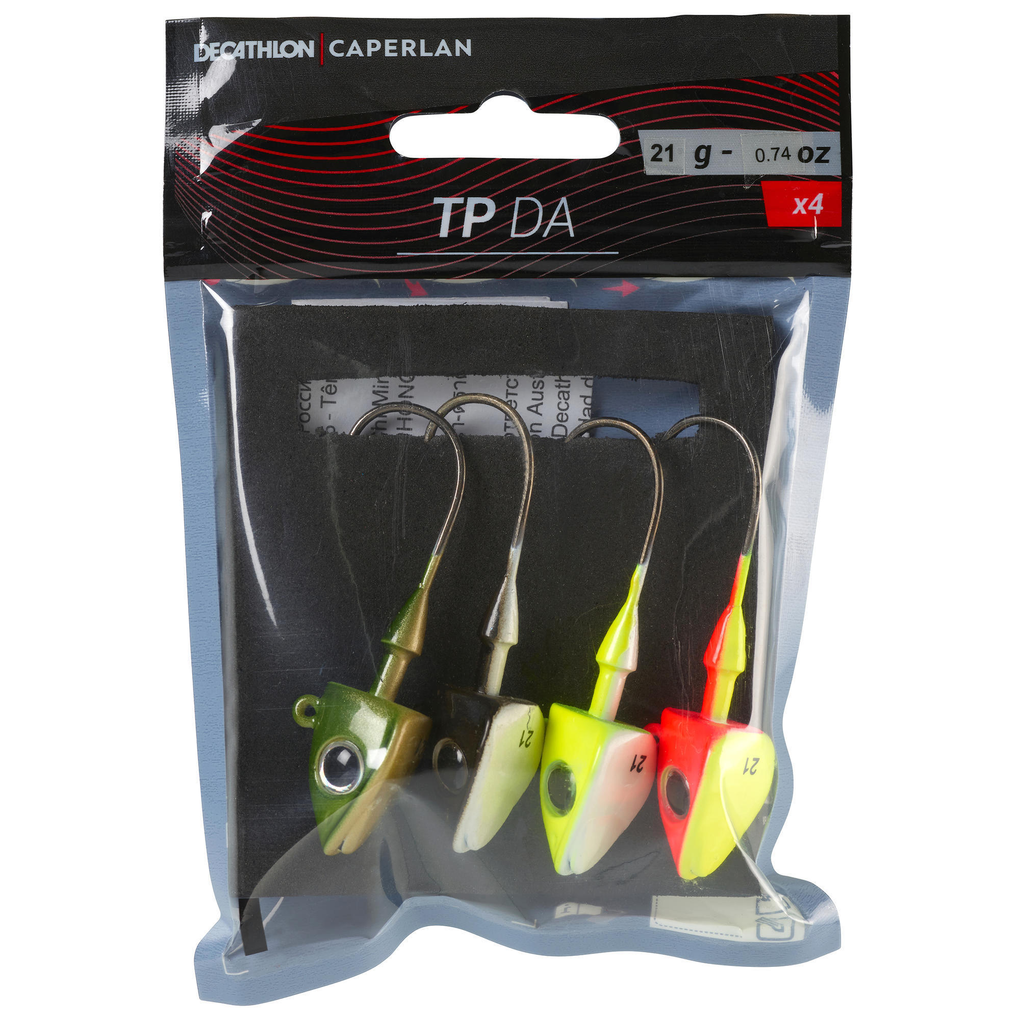 Caperlan - Tête Plombée Pêche Aux Leurres Souples Tp Da 21gr - Tête Plombée - Peche - Orange - Taille Unique - Decathlon