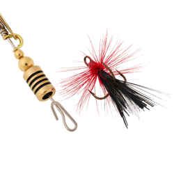 LURE FISHING SPINNING SPOON WETA F #1 - GOLD RED DOTS