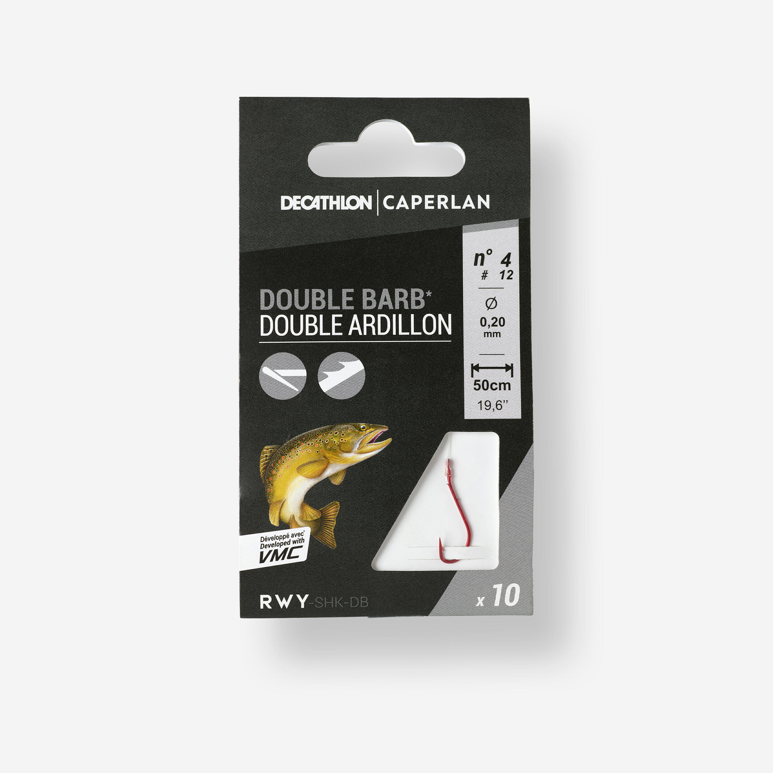 Trout Fishing Hooks SN Hook Double Barb 1/3