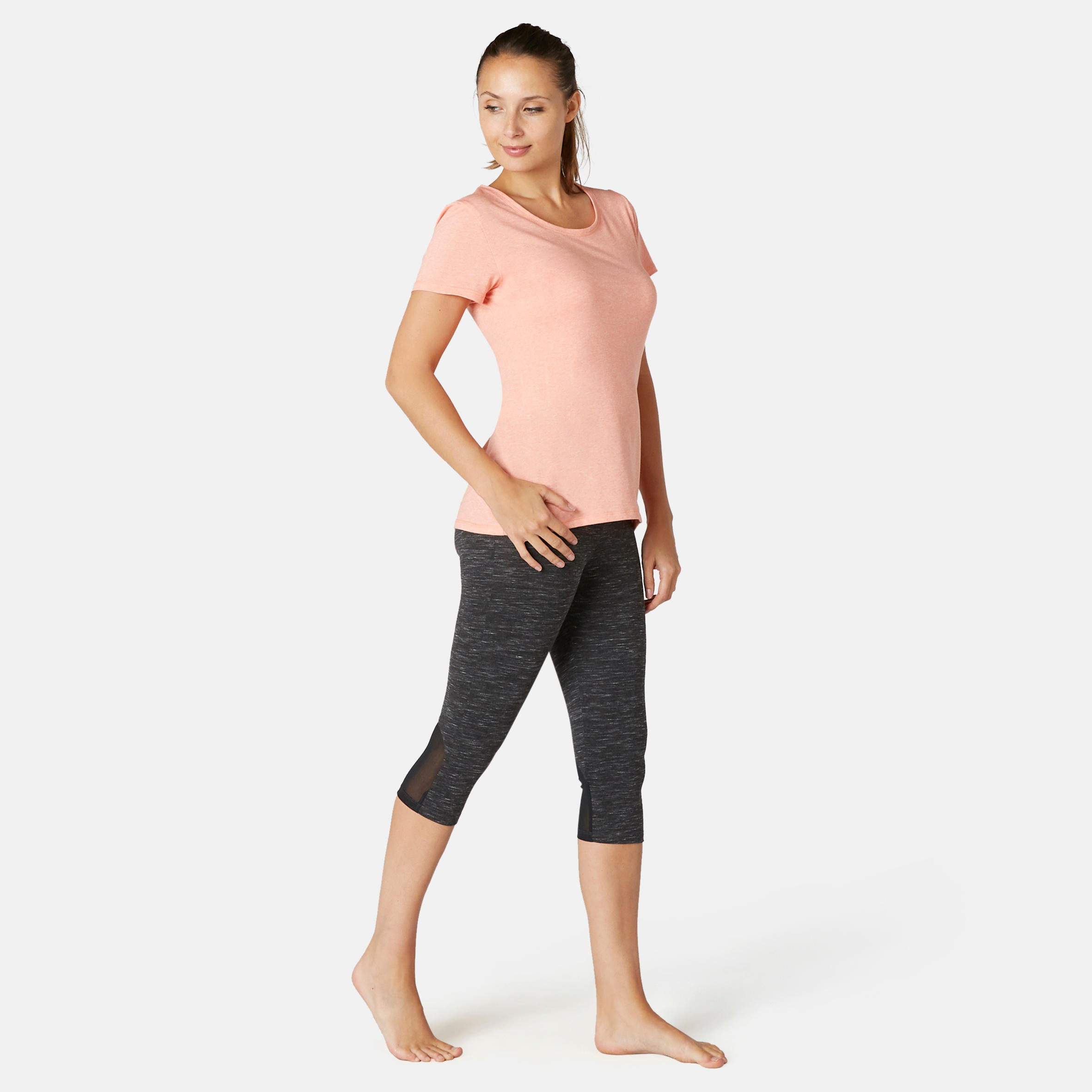 Women's SlimFit Pilates & Gentle Gym Sport Cropped Bottoms 520 — free download