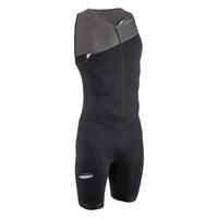 MEN'S SHORT-DISTANCE TRIATHLON TRISUIT - BLACK/GREY